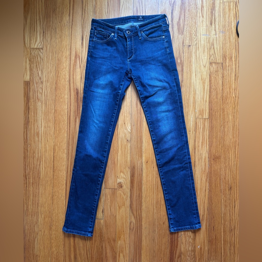 Ag Adriano Goldschmied Dark Blue Denim Jeans